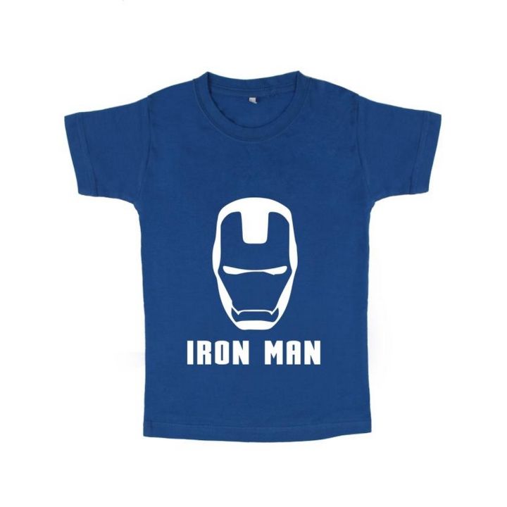 Iron Man T-Shirt For Kids - Blue