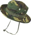 Summer Outdoor Sun Hat Men Uv Protection Bucket Hat for Hiking Camping Beach Safari Round Cap  Camouflage Hats -  Commando Camouflage. 
