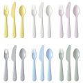 IKEA Kalas Cutlery Set 18 Piece Cutlert Set Mixed Colors Material Plastic. 
