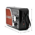 Solar Radio - All in One Portable Radio Rechargeable FM - AM - SW Portable World Bands Receiver MP3 USB - Memory Card - AUX Supported. 