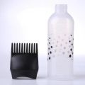 Pack of 2 Hair oil applicator comb bottle with Silicone Scalp Massage Shampoo Brush Scalp Hair Scrubber. 