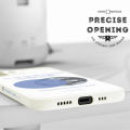 Hontinga for Huawei P30 Pro Case Side Design Fashion Grey Eearth Moon Back Cover Soft Square Edge Pattern Liquid Silicone Trend Phone Cases. 