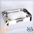 Wall Mounted Stainless Steel Soap Dish Holder for bathroom & Kitchen Organizers Rack Sponge Holder / Sabon Dani, kitchen Soaps tray  (Heavy gauged) MA53. 