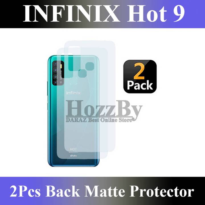 2Pcs Infinix Hot 9 Back Matte Protector Soft Skin Sheet Soft Film Protector For Infinix Hot 9