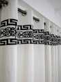 Luxury & Elegant Upper Border Design Ready Made Curtains,pardy For Your bedroom,livingroom,window,home decoe,eyelets,curtain,fashion,drapes,blinds,. 