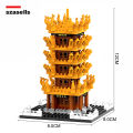 Lego Tower Building Blocks Yellow Crane Tower 322pcs Concentration Creative Play Learning For Kids Traditional Architecture Series by SZASELLS. 