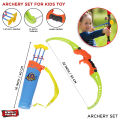 Archery Sports Bow & Arrow With Waist Hanging Quiver Toy Set, Durable Suction Cup Dart Arrows Target Shooting Practice Plastic Toys, Best For Gift Kids Boys & Girls, Enjoy The Hunting_ Play Sport Practice Outdoor Garden Fun Sports Competition Game. 