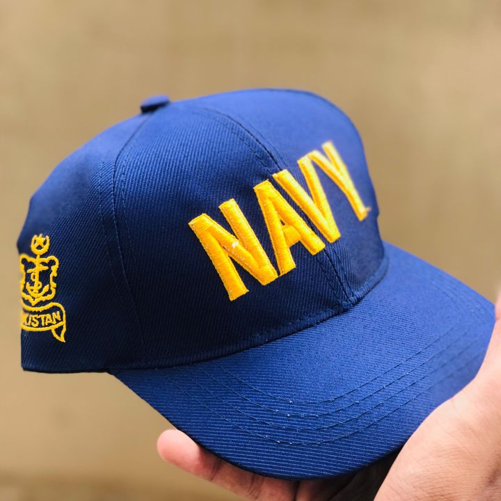 PAKISTAN NAVAL CAP /NAVY CAP /  MARINE \ CASUAL CAP TRENDY CAP \ UNISEX \ MOST SELLING CAP BEST QUALITY