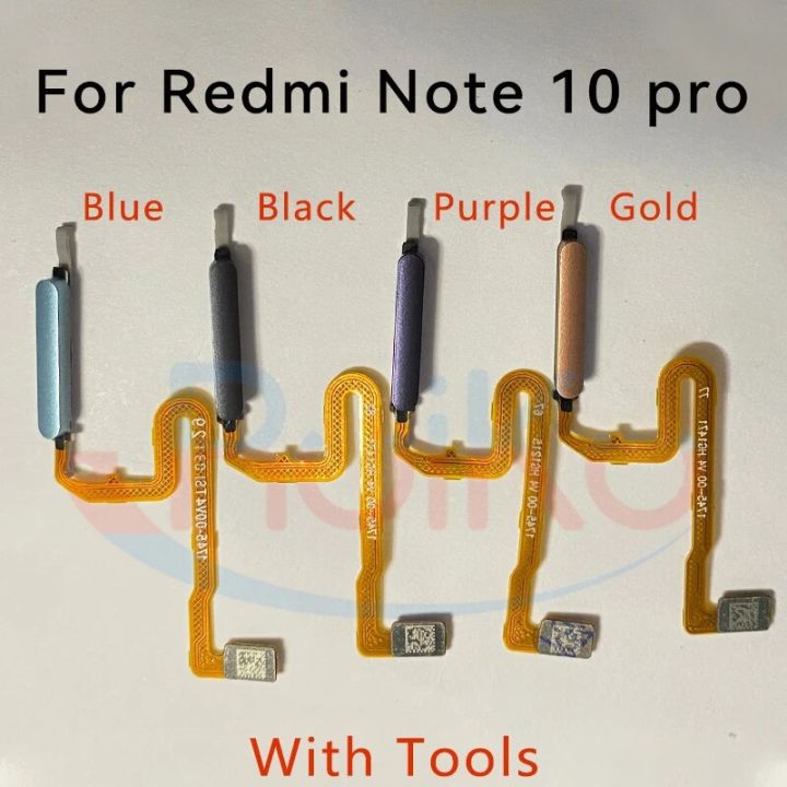Note 10 Pro Rsa For Redmi Note 10 pro Touch ID Sensor Home Button Key Smartphone Repair ...