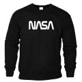 Black Cotton Hoody Nasa Hoodie For Mens. 