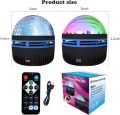 2in1 Q06 Aurora Light Projector Northern Light Projection Ocean Wave Light Projection Galaxy Lamp, Remote Control, Multiple Light Modes, Dreamy Indoor Atmosphere Light, Gift For Birthdays Various Festivals, Black. 