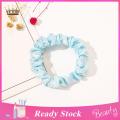 Elastic Hair Band 3pcs Seamless Satin Hair Ties High Elastic Ponytail Holder Hair Bands Solid Color Rope for Thick Hair Buyers' Favorite Hair Accessory. 