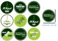 50-500 Pcs 14 August stickers Pakistan Independence Celebration Day Jashan e Azadi Sticker. 