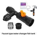 Fish Tank Plastic Water Changer Pump Faucet Type Water Changer Fish Tank Cleaning Plastic. 