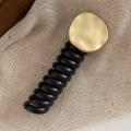 Simple Yet Stylish Rubber Band For Women's Hair Unique Headwear For Bubble Braid Hairstyles Statement-making Hair Accessory With Embedded Gems Elegant Ponytail Phone Line Headwear Luxurious Headband With Intricate Jewelry Details. 