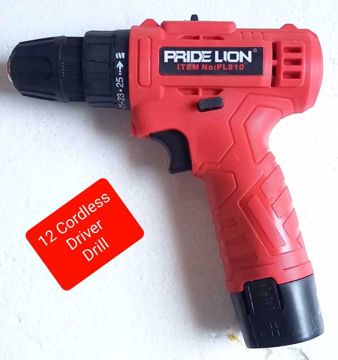 Cordless Driver Drill ( Pride Lion ) | Pride Lion Cordless Driver Drill | Cordless Driver Drill | Cordless Driver | Cordless Driver by Pride Lion Drill | Pride Lion Cordless Drill Driver |