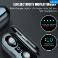 【COD+Ready Stock + FREE Shipping 】VIVO F9 TWS Touch Control 5.0 Bluetooth Earphone Wireless Earphones Stereo LED Display Earbuds Head. 