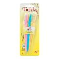 Pack Of 3 Twinkle Eyebrow Razor With Multicolor Stainless Steel Razor Face Hair Removal Razors Mini-Trimmer Shaper and Shaver for Girls & Womens  Facial Razor For Girls - 3 in 1. 