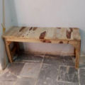 4ft Long Wooden Bench Table for out door and indoor waterproof. 