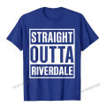 Straight Outta Riverdale Best Gift Idea T-Shirt Camisas Men Cotton Printing Tops Tees On Sale Male T Shirt Normal. 