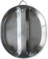 STAINLESS STEEL LUNCH BOX / MESS KIT - Made in USA - Used Container Item. 