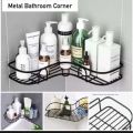 Bathroom kitchen Punch Corner Frame1 Pcs Shower Shelf Wrought Iron Shampoo Storage Rack Holder bathroom accessories. 