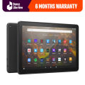 Amazon Fire HD 10  11th Generation  32 GB Storage  3 GB RAM  2 GHZ Octa-core processor  10.1" HD 5 MP Main camera with 2 MP front Camera. 