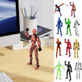 Full Joint Action Figure Toy Kids Full Body Action Figures Movable Toys Models Multi-Jointed for Dining Table Coffee Table Desk Bookshelf Bedside. 