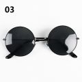 Retro Round Sunglasses Women/ Men Small Frame Sun Glasses/ Popular Leisure Black Eyeglasses Driving Photography Sunshade Eyewear. 