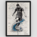 Lionel Messi Sketch Style Poster With Frame | Wall Art | Home Decor | Gift For Football Lovers Messi wall art, Messi glass poster, Messi framed poster, Lionel Messi sketch, football wall decor, Messi artwork, Messi gift, Messi fans decor, football. 