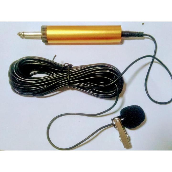 Lavalier Microphone, Lapel Condenser Collar mic with , 1.5 volte cell adapter Suited for , SLR Camera, , Tablet, Computer PC and Mosque