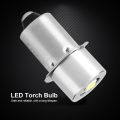 2X 1W P13.5S LED Flashlight Bulb, 100-110LM 2700-7000K Replacement Bulb Torch Lamp Emergency Work Light(3V). 