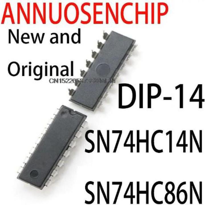 SN74HC14N 74HC14 Hex Schmitt-Trigger Inverters DIP14
