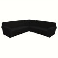 Premium L Shape Sofa Cover – 7 Seater (3+3+Corner) | Stretchable Cotton Jersey | 8 Colors. 