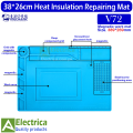 MECHANIC mobile phone computer repair workbench table mat multifunctional magnetic ESD 500℃ temperature heat insulation silicone mat For Mobile Repairing Mat Cell Phone Repair Tool by Electrica. 