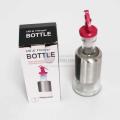 230 ML Oil Bottle Kitchen Glass Stainless Steel Leak-proof Soy Sauce Vinegar Dispenser. 