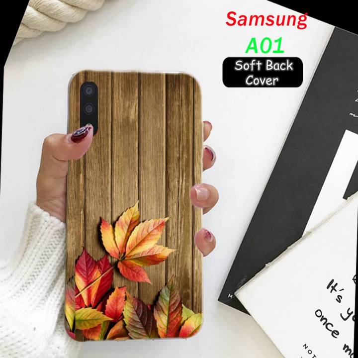 Samsung A01 Mobile Cover - Print Soft Back Cover Case for Samsung A01