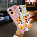 JIUMOO For OPPO F11 Pro A9 2019 A9x Case Cartoon Cute Tiger New Design Luxury Plating Phone Cases Fashion Shockproof Soft Silicone Case Full Cover Camera Lens Protection Cover. 