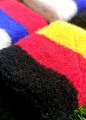 1 Pair (2pcs) Cotton Wrist Band Fiber Wrist Sweat Band Sports Set Gym Fitness Towel Fancy Dress Run Wristband Wrist Guard Support with Antibacterial and Moisture Wicking for Working Out Soft Moisture Absorbent Cotton Terry Cloth for Women & Men. 