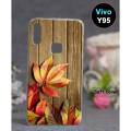 Vivo Y95 Bcak Cover - Wood Style Cover. 