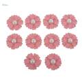 20pcs Pearl Flower Button Beads Floral Embellishment for Scrapbooking. 