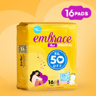 Embrace%20Sensitives%20Maxi%20Thick%20Sanitary%20Pads%20Extra%20Long%20Value%20Pack%2016%20Pads%20-%20Image%202
