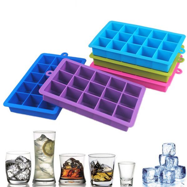 Flexible Silicone Ice Cube Tray