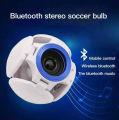 E27 Remote Control LED Football Soccer Light Bulb  Color Changing Atmosphere Stage KTV Smart Bluetooth Music Lamp,  Football UFO Music Lamp. 