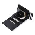 2021 For Apple Airtag Wallet Men Carbon Fiber Fashion ID Credit Card Holder Rfid Slim Airtag Slide Wallet Designer Cardholder. 