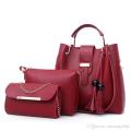 3 Pcs pu Leather Ladies Hand bags & Shoulder Bags collage Bags. 