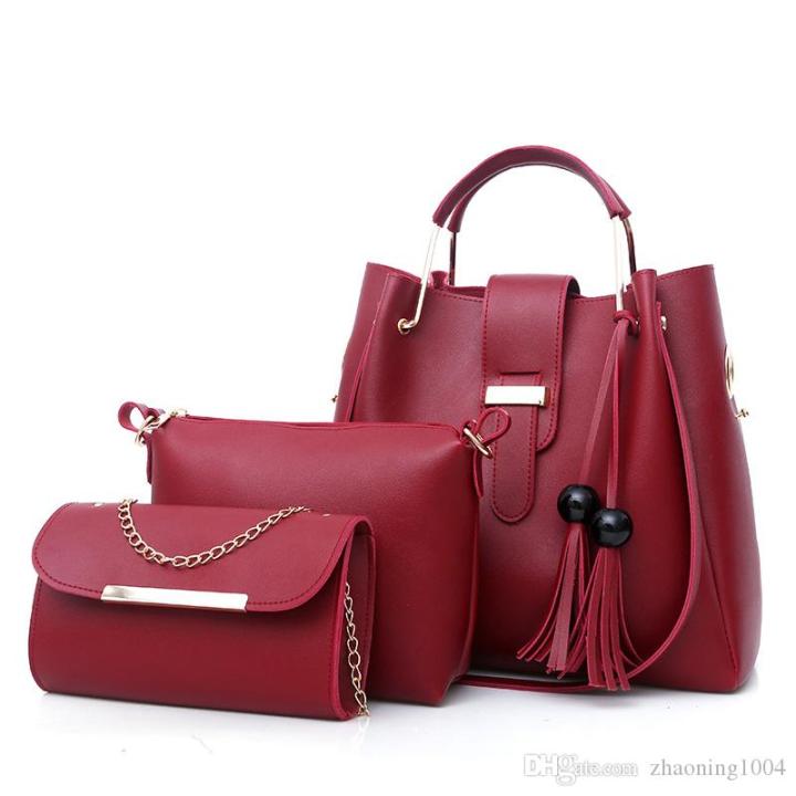 3%20Pcs%20pu%20Leather%20Ladies%20Hand%20bags%20&%20Shoulder%20Bags%20collage%20Bags%20-%20Image%204