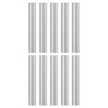 10pcs Aluminum Round Tube 50mm Length Seamless Straight Tubing 8mm OD 6mm ID. 