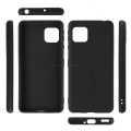 Sharp Aquos Sense 5G Case Matte Soft Silicone TPU Back Cover For Sharp Aquos Zero 5G Phone Case Slim shockproof - Black. 