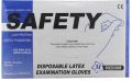 Natural Rubber Latex Safety Surgical Disposable Gloves - 100 Per Box. 